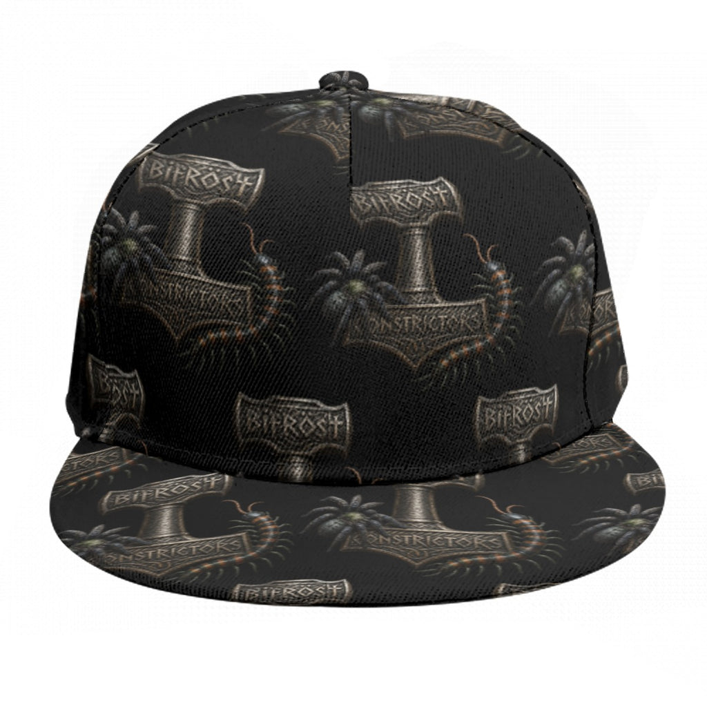 Baseball Cap With Flat Brim