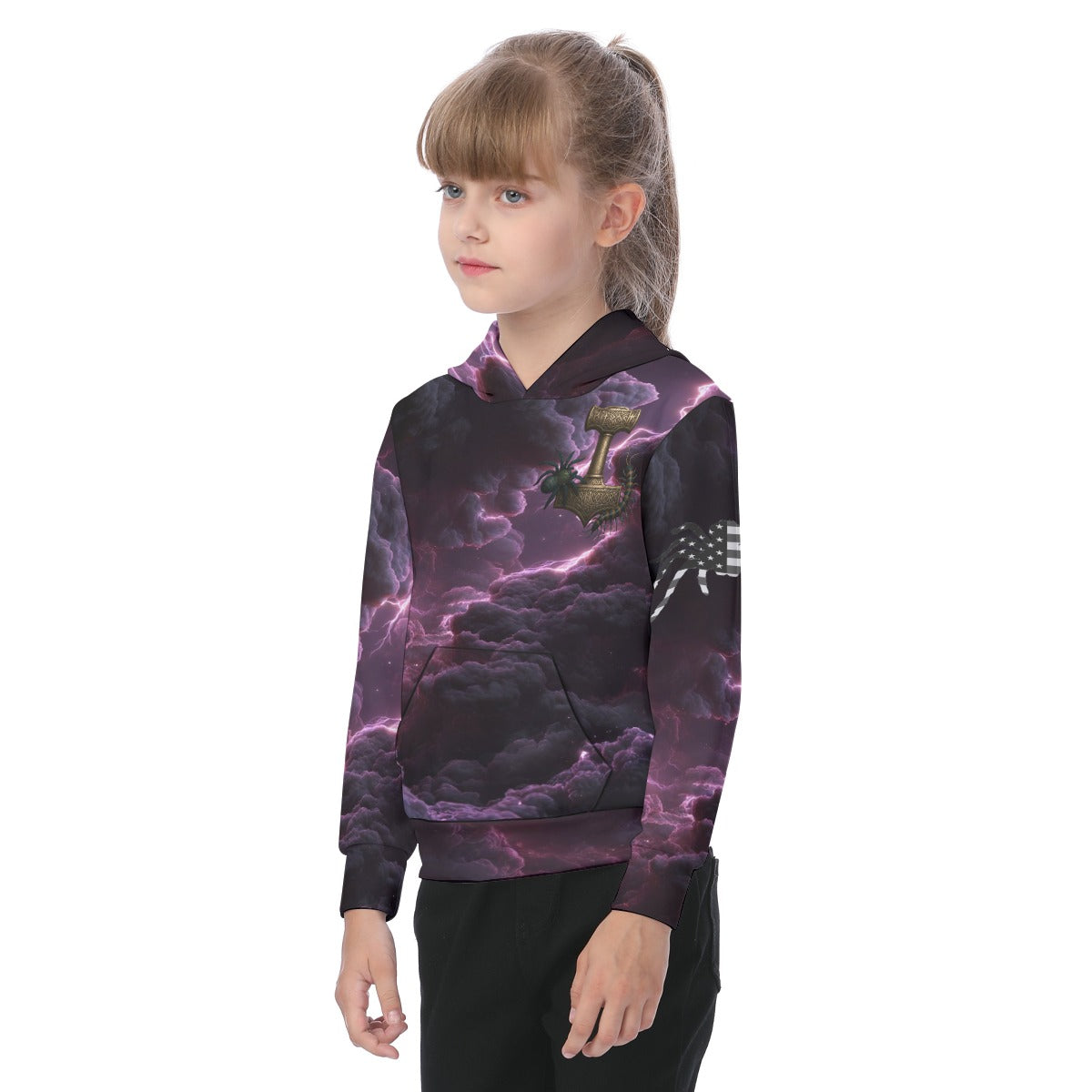 All-Over Print Oversized Kid's Hoodie