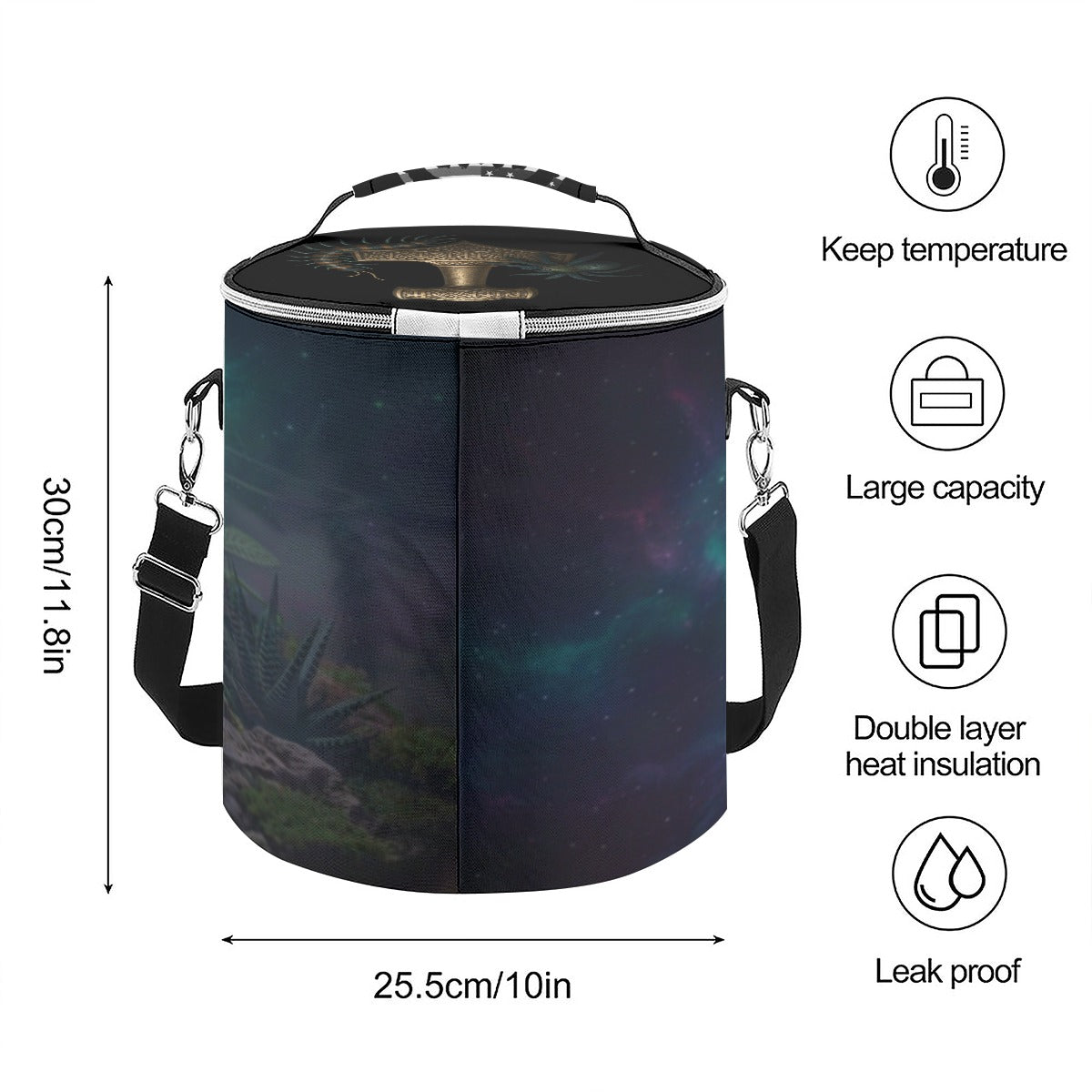 Insulated Cylinder Cooler Bag