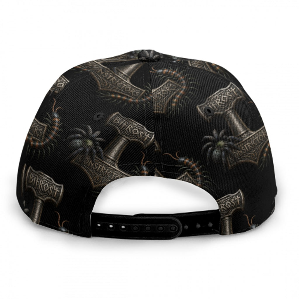 Baseball Cap With Flat Brim