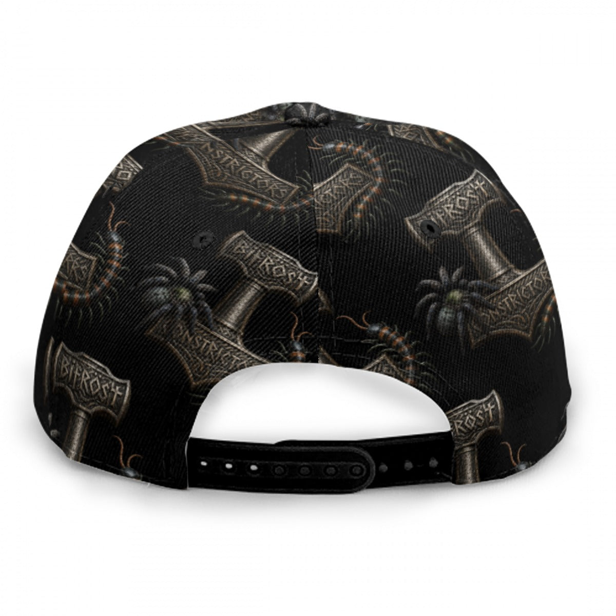 Baseball Cap With Flat Brim