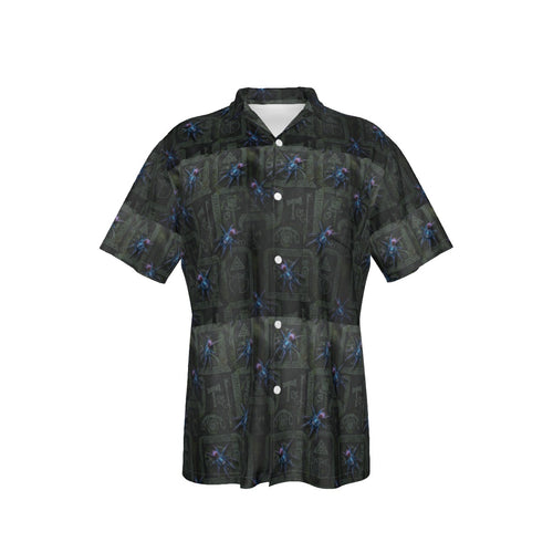 All-Over Print Men's Hawaiian Shirt With Pocket