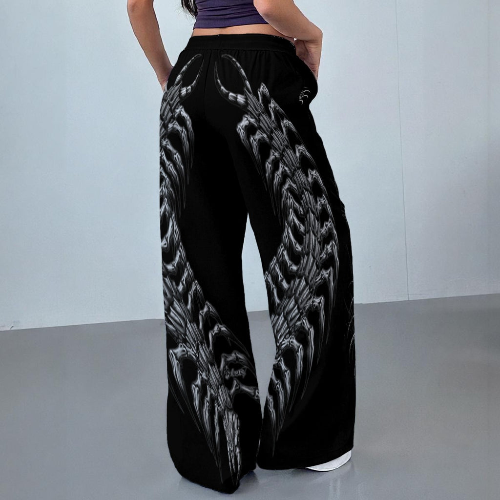 All-Over Print Women's Casual Pants|230GSM