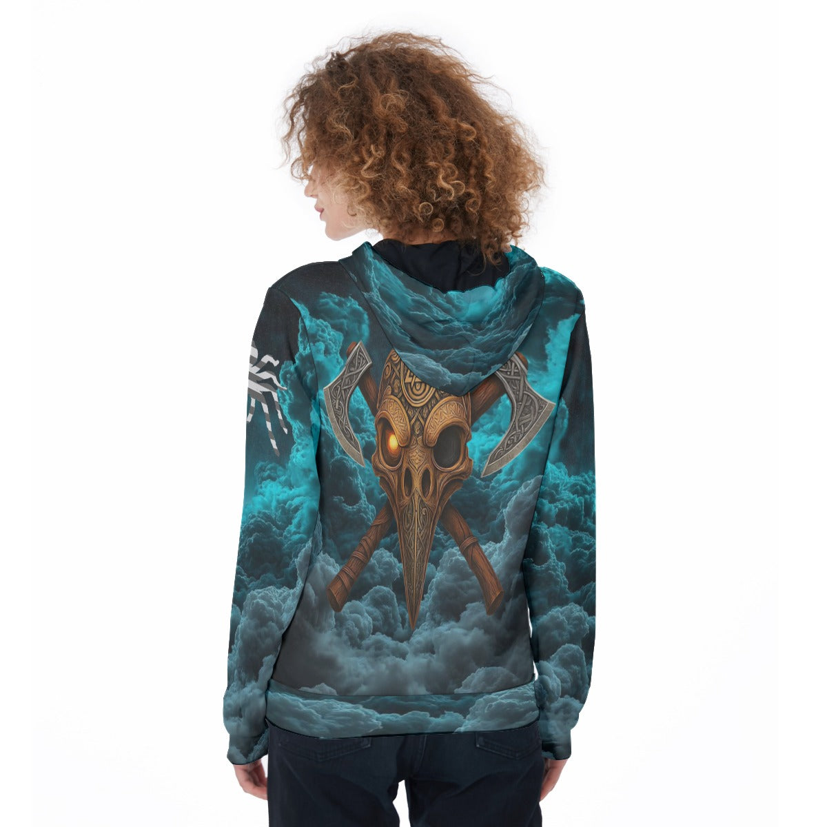 All-Over Print Women's Zip Up Hoodie