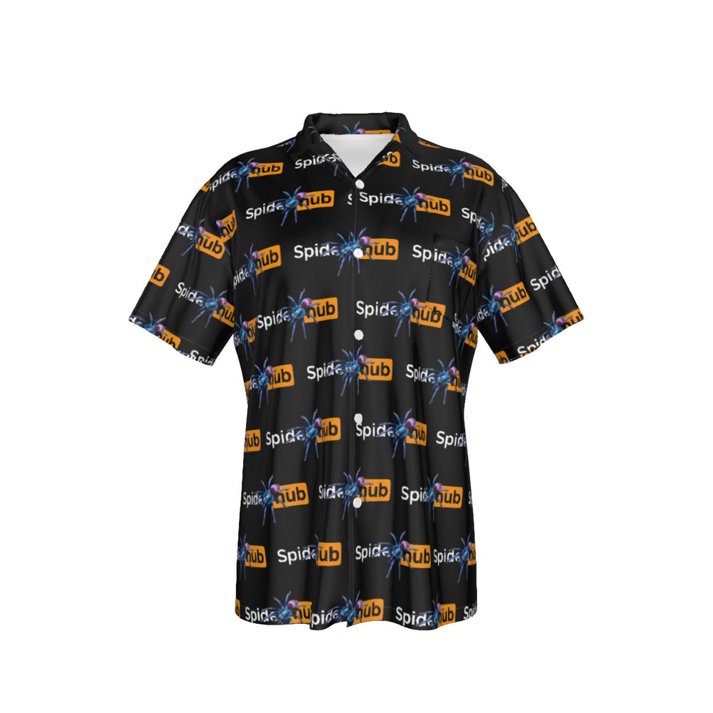 All-Over Print Men's Hawaiian Shirt With Pocket