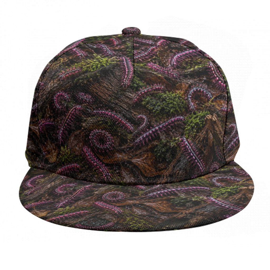 Baseball Cap With Flat Brim