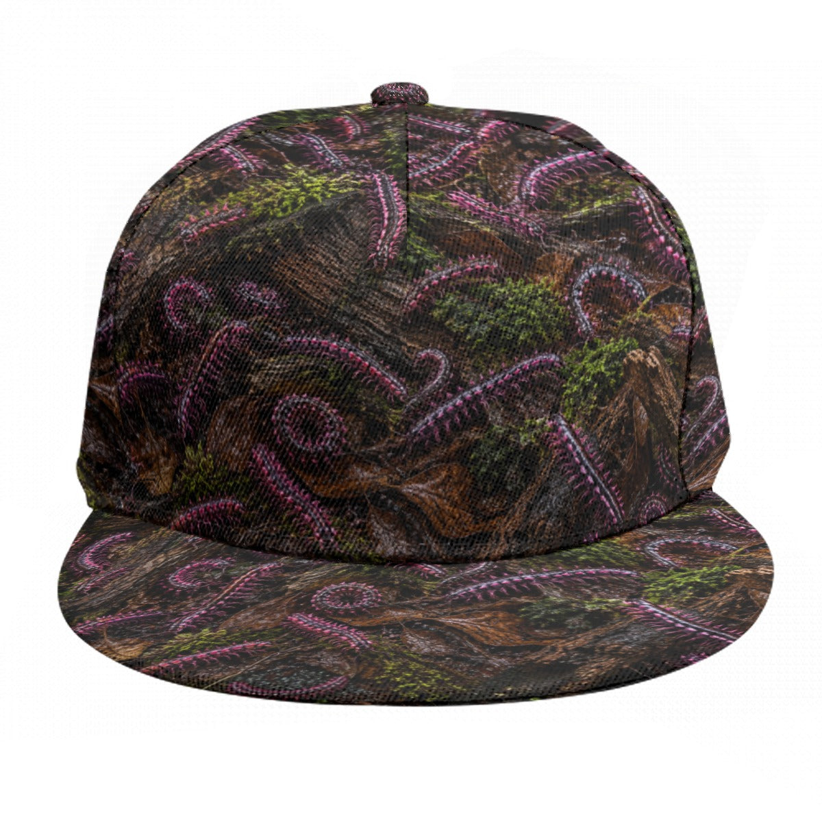 Baseball Cap With Flat Brim