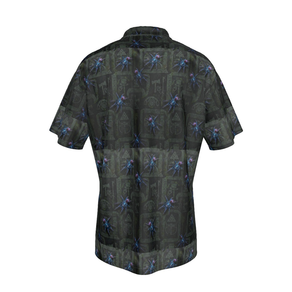 All-Over Print Men's Hawaiian Shirt With Pocket