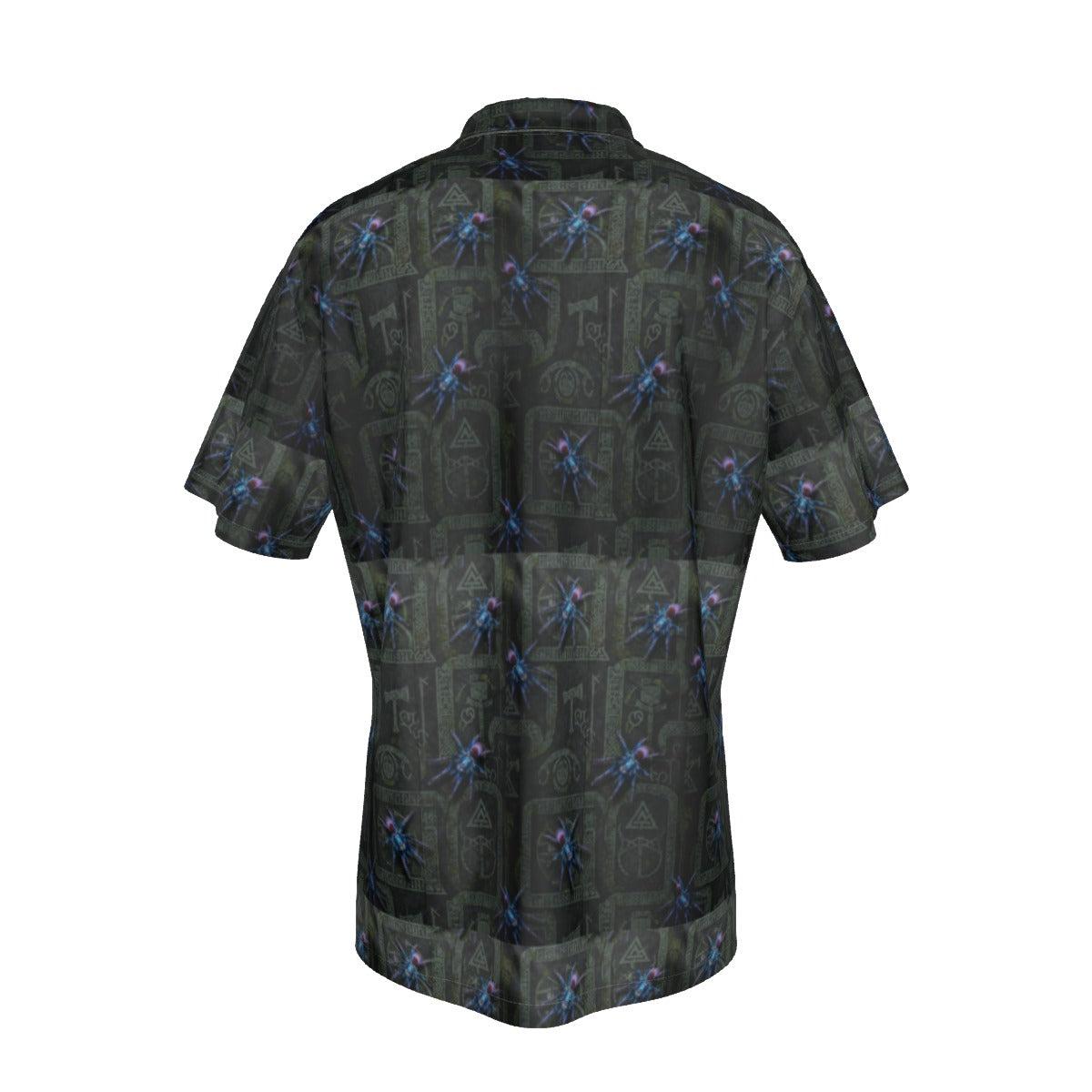 All-Over Print Men's Hawaiian Shirt With Pocket