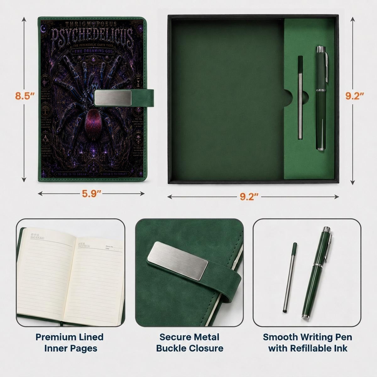 Notebook Gift Set with Metal Pen