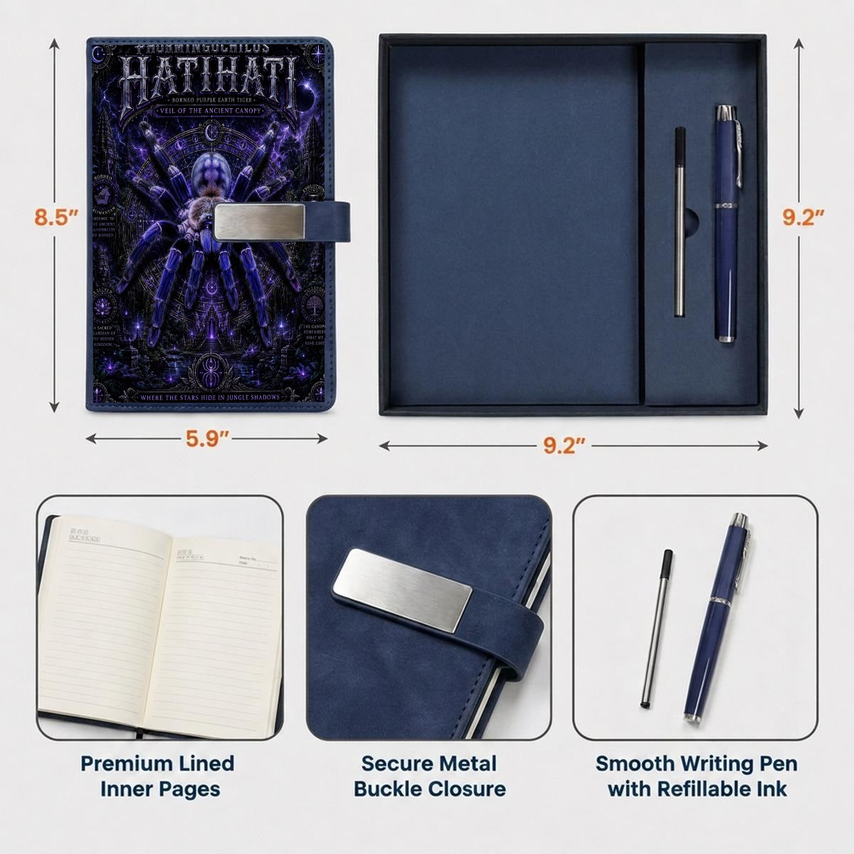Notebook Gift Set with Metal Pen