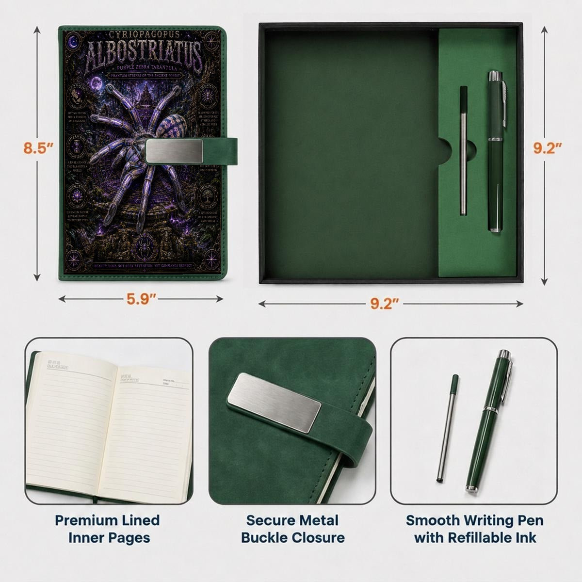 Notebook Gift Set with Metal Pen