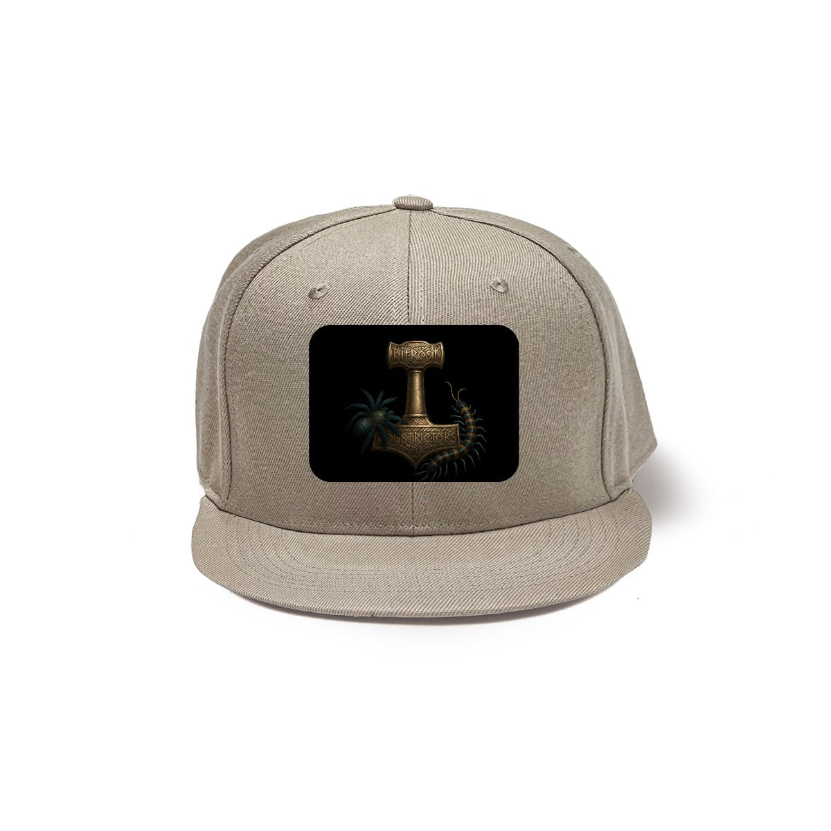 Snapback Hat with Metal Buckle