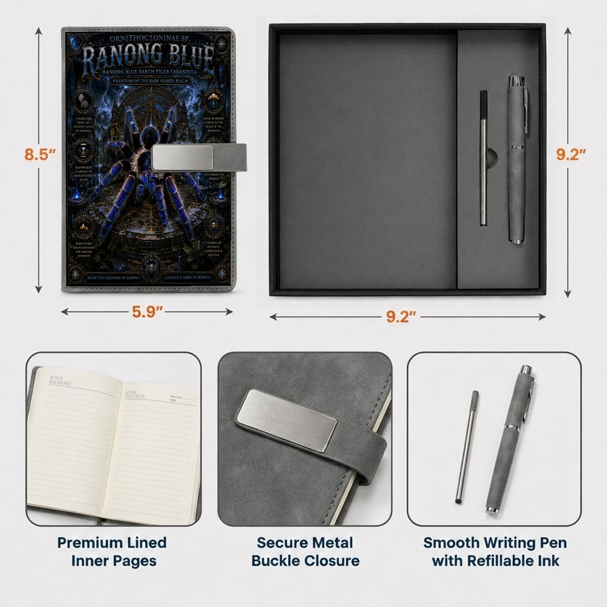 Notebook Gift Set with Metal Pen